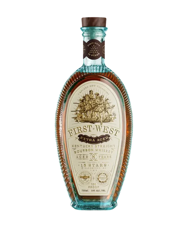 15 STARS First West Extra Aged Straight Bourbon Whiskey