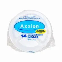 Axxion Foam Plates 3 Compartment