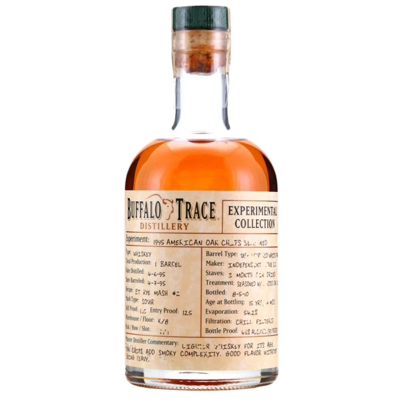 1995 Buffalo Trace Experimental Collection 15 Year Old American Oak Chips Seasoned Bourbon Whiskey 375ml