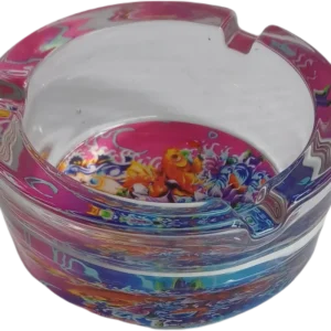 Glass Ash Tray 6ct